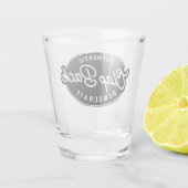 Rückkopplungsdemokraten Schnapsglas (Rückseite)