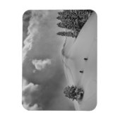 Rückland-Skitonnen in frischem Pulver Magnet (Vertikal)