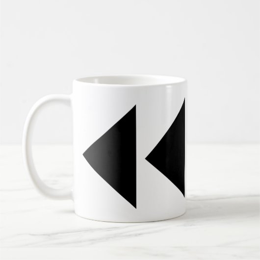 Rücklauftaste Kaffeetasse (Links)