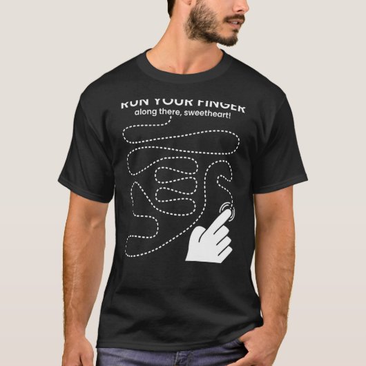 Rückmassenspur für Mamas oder Daddys T-Shirt (Vorderseite)