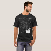 Rückmassenspur für Mamas oder Daddys T-Shirt (Vorne ganz)