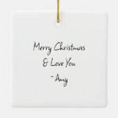 Rückpackung Doppelwanderweg durch Berge Keramikornament (Rückseite)