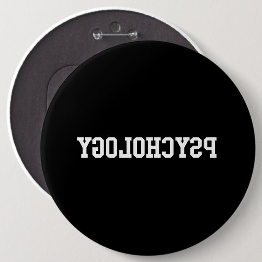 Rückpsychologie Button (Vorne & Hinten)