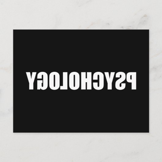 Rückpsychologie Postkarte (Vorderseite)