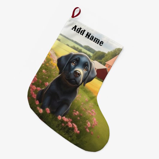 Rückreise in den landwirtschaftlichen Betrieb Großer Weihnachtsstrumpf (Vorderansicht (hängend))