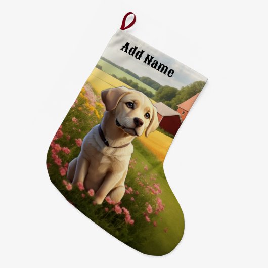 Rückreise in den landwirtschaftlichen Betrieb Großer Weihnachtsstrumpf (Vorderansicht (hängend))