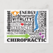 Rückruf der Chiropraktischen Collage-Reaktivierung Postkarte (Vorderseite)