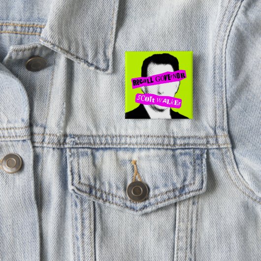 Rückruf-Gouverneur-Scott-Wanderer Button (Beispiel)