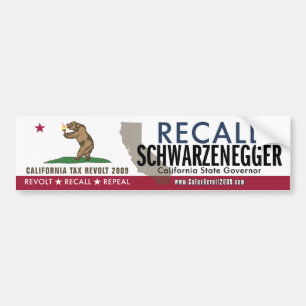 Rückruf Schwarzenegger Autoaufkleber