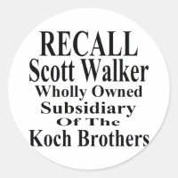 Rückruf von Governor Scott Walker Corporate Minion