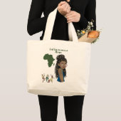 Rucksack - Afrika Jumbo Stoffbeutel (Vorderseite (Produkt))