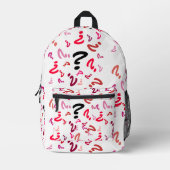 Rucksack (ao) - Fragezeichen in Reds (Vorderseite)