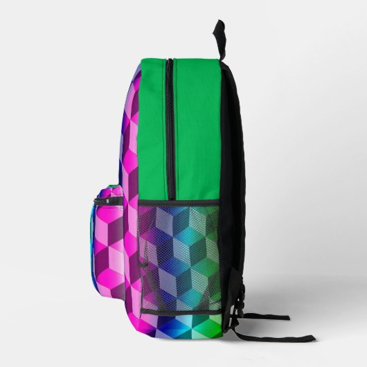 Rucksack (ao) - Illusion von Regenbogenblöcken (Rechts)