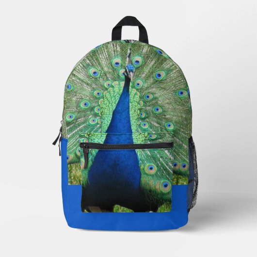 Rucksack (ao) - Pfau (Vorderseite)