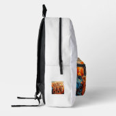 Rucksack - Artwork für fünf Löwen (Links)