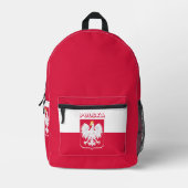 Rucksack auf polnischer Flagge, Patriotisch, Polen (Vorderseite)