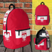 Rucksack auf polnischer Flagge, Patriotisch, Polen