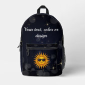 Rucksack - Dein Text, Farbe oder Design (Vorderseite)