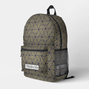Rucksack drucken - Jugendstil-Halbkreis