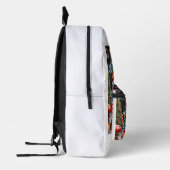 Rucksack drucken: Weihnachts-Pilzdesign (Links)
