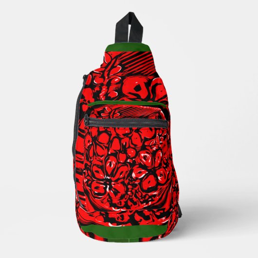 Rucksack-Duffel-Tasche Crossbody Bag (Vorderseite)