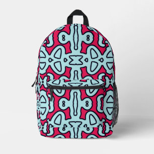 Rucksack, Ein elegantes, farbenfrohes, nahtloses D Bedruckter Rucksack