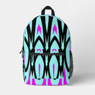 Rucksack, Ein elegantes, farbenfrohes, nahtloses D Bedruckter Rucksack