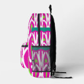 Rucksack, Ein elegantes, farbenfrohes, nahtloses D Bedruckter Rucksack (Rechts)