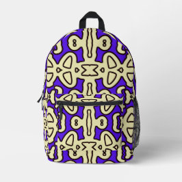 Rucksack, Ein elegantes, farbenfrohes, nahtloses D Bedruckter Rucksack