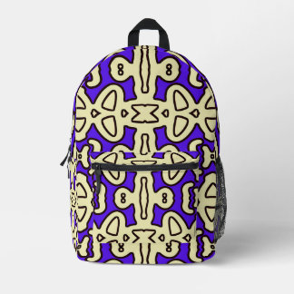 Rucksack, Ein elegantes, farbenfrohes, nahtloses D Bedruckter Rucksack