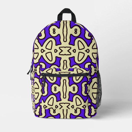 Rucksack, Ein elegantes, farbenfrohes, nahtloses D Bedruckter Rucksack (Vorderseite)