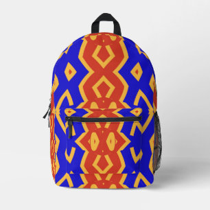 Rucksack, Ein elegantes mehrfarbiges klassisches D Bedruckter Rucksack