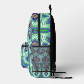 Rucksack, Ein nahtlos klassisches Musterdesign ged Bedruckter Rucksack (Rechts)