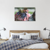 Rucksack eines Soldaten der Armee Leinwanddruck (Insitu (Schlafzimmer))