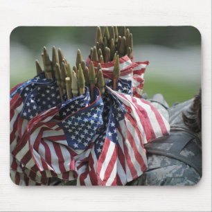 Rucksack eines Soldaten der Armee Mousepad