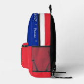 Rucksack, Emblem, Patrioten, Frankreich Bedruckter Rucksack (Rechts)