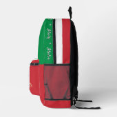 Rucksack, Emblem, Patrioten, Italien Bedruckter Rucksack (Rechts)