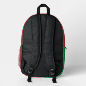 Rucksack, Emblem, Patrioten, Italien Bedruckter Rucksack (Rückseite)
