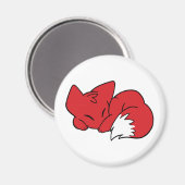 Rucksack-Fox Magnet (Vorderseite/Rückseite)