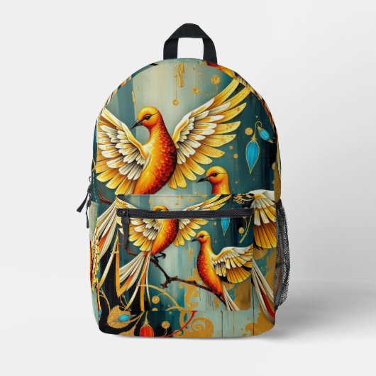Rucksack für abstrakte Vögel (Vorderseite)