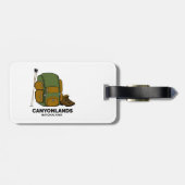 Rucksack für den Canyonlands-Nationalpark Gepäckanhänger (Rückseite horizontal)