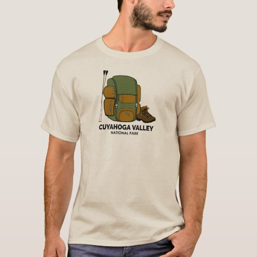 Rucksack für den Nationalpark Cuyahoga T-Shirt (Vorderseite)