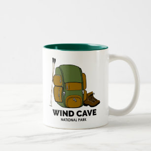 Rucksack für den Nationalpark der Windhöhle Zweifarbige Tasse