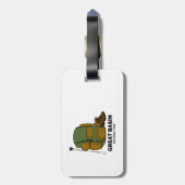 Rucksack für den Nationalpark des Großen Beckens Gepäckanhänger (Rückseite vertikal)