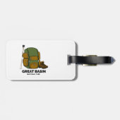 Rucksack für den Nationalpark des Großen Beckens Gepäckanhänger (Rückseite horizontal)