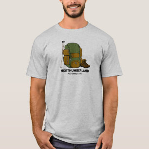 Rucksack für den Nationalpark Northumberland T-Shirt