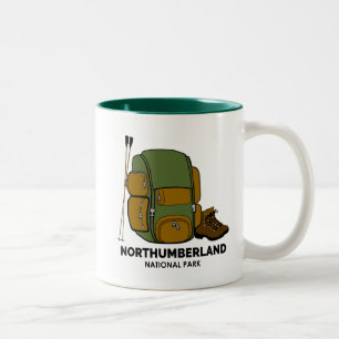 Rucksack für den Nationalpark Northumberland Zweifarbige Tasse
