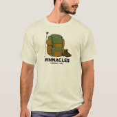 Rucksack für den Nationalpark Pinnacles T-Shirt (Vorderseite)