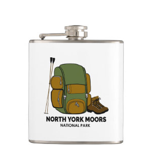 Rucksack für den North York Moors National Park Flachmann