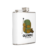 Rucksack für den Olympischen Nationalpark Flachmann (Rechts)